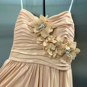 Gorgeous short/long strapless dress